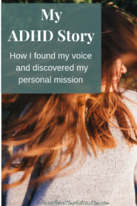 finding my voice with ADHD