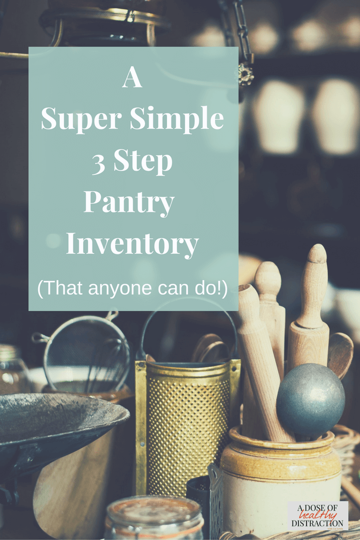 a super simple pantry inventory