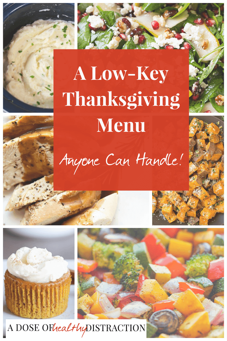 a low key thanksgiving menu